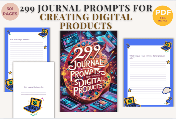 Download 299 Journal Prompts for Creating Digital - Premium Resources